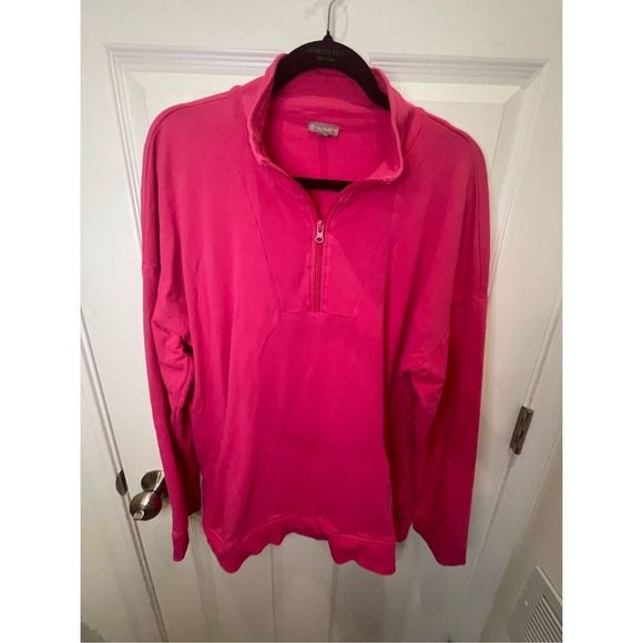 Talbots XL bundle lot blouse and 1/4 zip sweatshirt - Picture 2 of 16